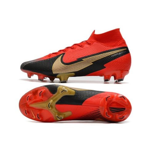 Nike Mercurial Superfly 7 Elite DF FG Rojo Negro Oro_3.jpg